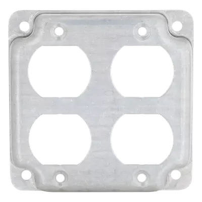 Cubierta eléctrica expuesta RACO HUB-907C para 2 contactos dúplex