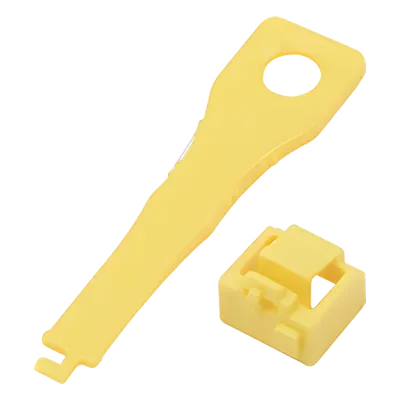 Protector de Bloqueo / Puertos RJ45 y LC / Diseño Compacto Flush / Llave Universal / Bolsa 10 Piezas