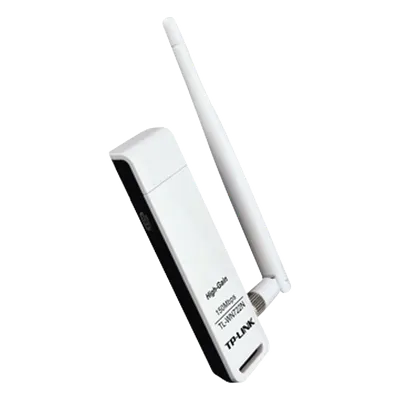 Adaptador Wi-Fi USB TP-Link TL-WN722N con antena desmontable