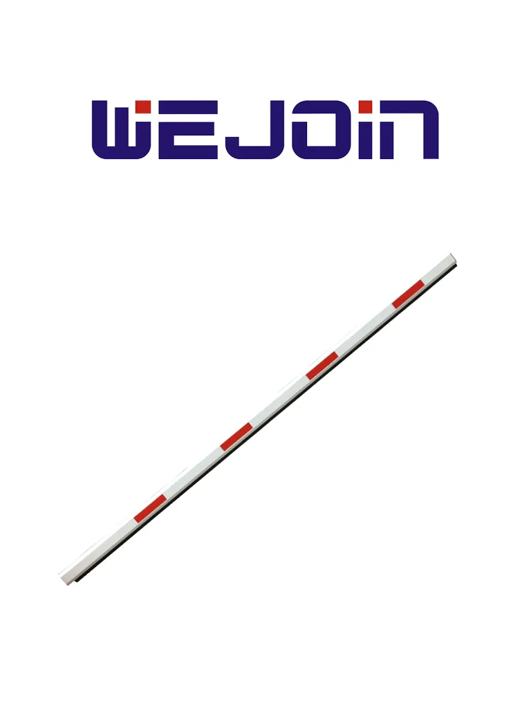 Brazo recto para barrera WEJOIN WJSSBM3 de 3 metros con reflejantes