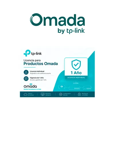 TP-LINK 9203500069 - Licencia para Productos Omada/ Licencia Individual/ Vigencia de 1 Año