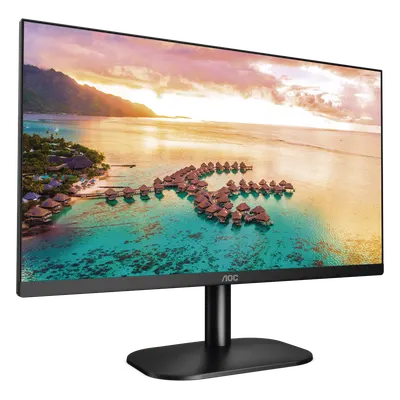 Monitor LED de 23.8" VESA, Resolución 1920 x 1080 Pixeles, Entradas de Video VGA/HDMI. Panel IPS LCD Backlight LED. Ultra Delgado