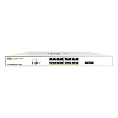 Switch PoE administrable WI-TEK WI-PCES318GF de 16 puertos Gigabit