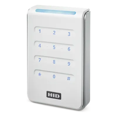Lector de Control de Acceso / Multitecnología / Teclado 2x6 / Salida Wiegand y OSDP / LED Tricolor / Proximidad HID, Indala, AWID, EM