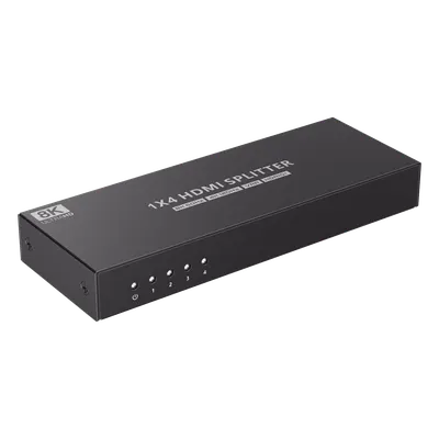 Splitter HDMI 1x4 EPCOM TITANIUM TT314-8K con resolución 8K