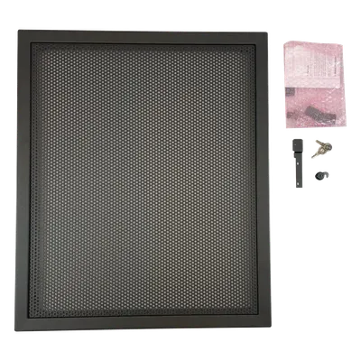 Puerta Ventilada NOTIFIER EQDR-B4 de Acero Calibre 16, 180° de Apertura