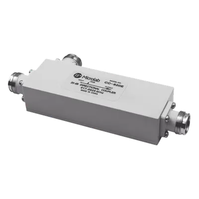 Acoplador Direccional / 20 dB / 617-5925 MHz / 300 W Promedio / -161 dBc PIM / 4.3-10 IP67 / 0.3 dB Pérdida Inserción