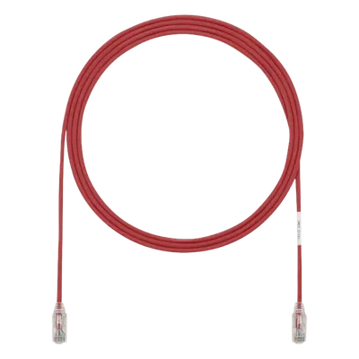 Cable de Parcheo UTP / Cat6 / 28AWG Diámetro Reducido / 0.3 m (1 Pie) / LSZH-CM Doble Clasificación / RJ50μ Oro