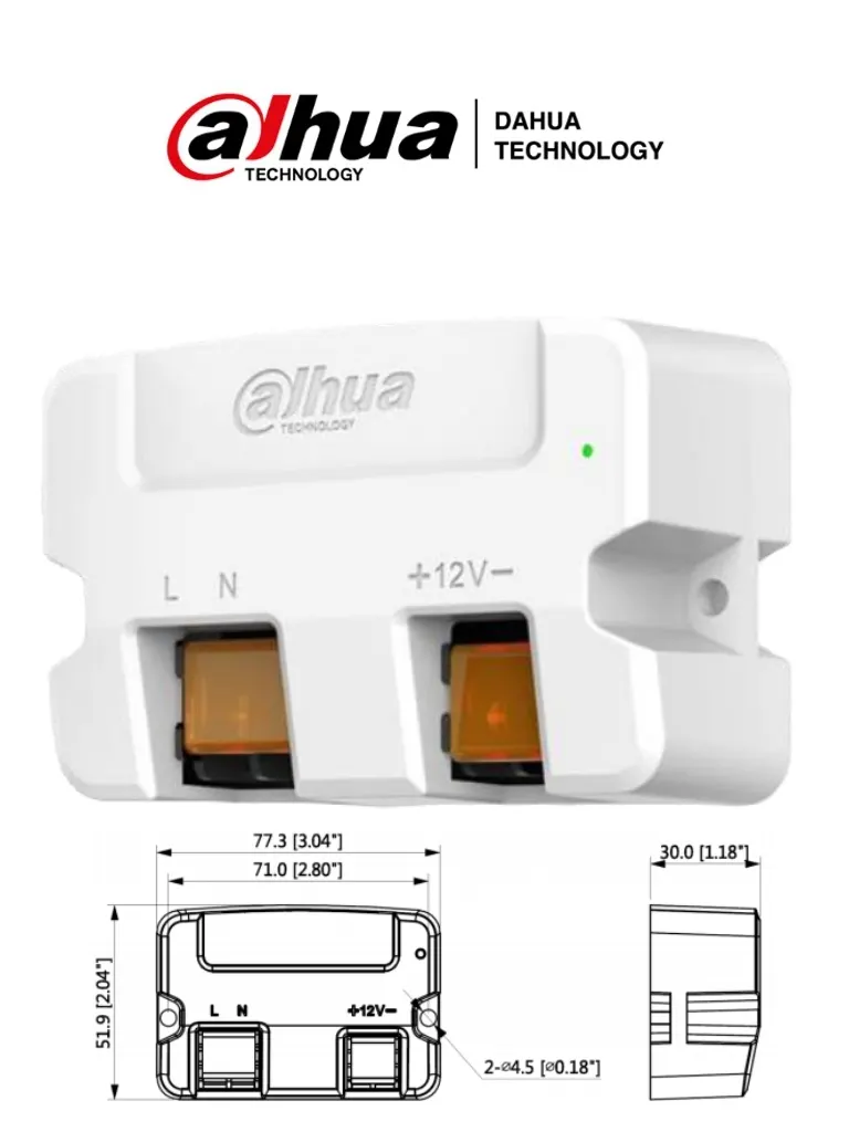 Fuente de poder Dahua PFM320D-015 de 12 Vcc y 1.5 A