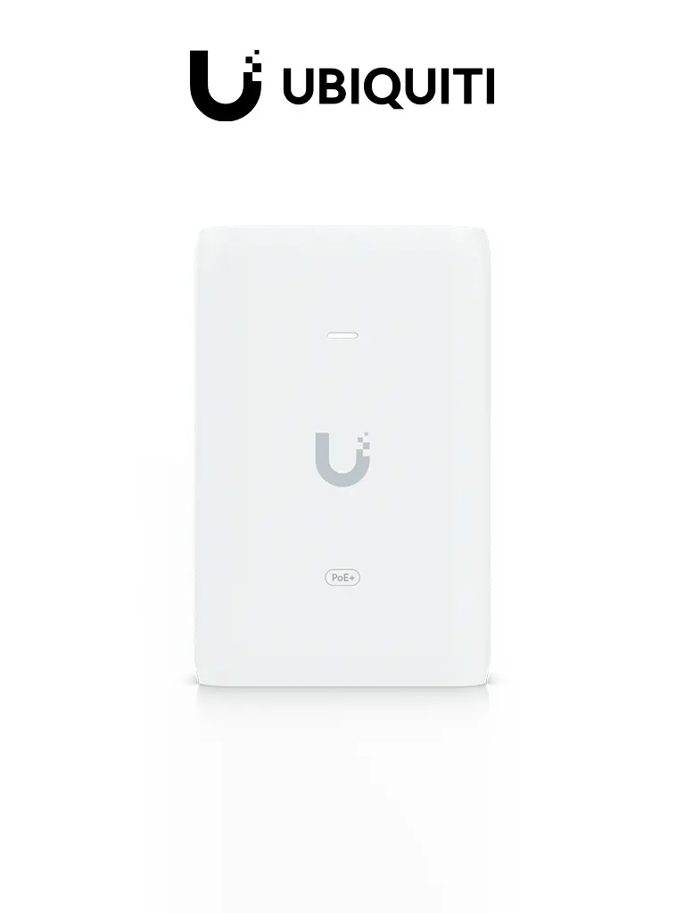 Inyector PoE+ UniFi U-POE+ de hasta 30 W para cámaras y puntos de acceso