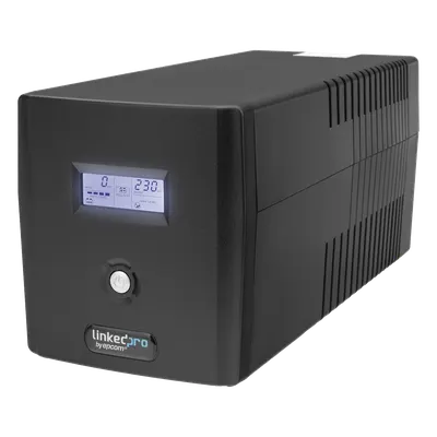 UPS Línea Interactiva / 1200 VA / 720 W / Pantalla LCD / 6 Salidas NEMA 5-15R / AVR Boost/Buck / Protección RJ45