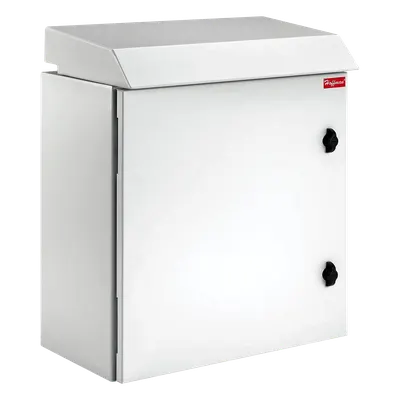 Gabinete Rack 19 UR Tipo 3R Exterior con Ventiladores y Termostato / 36.3" x 23.6" x 24" / Acero Gris RAL 7035