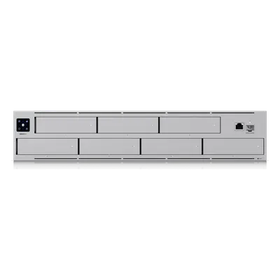 Servidor NAS Rack 2U / 7 Bahías 2.5/3.5" SATA / 10GbE SFP+ / 1GbE RJ45 / RAID 5/6/10 / Pantalla Táctil 1.3"