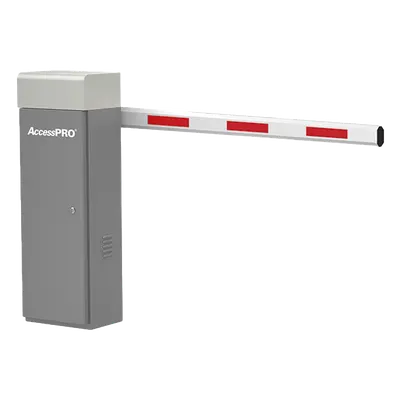 Barrera vehicular AccessPRO KT-XB-BL-6M con brazo telescópico de 6 m