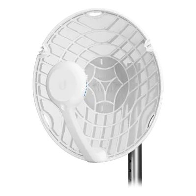 Radio de Backhaul de alta capacidad, tecnología airFiber hasta 1 Gbps, 60 GHz con failover en 5 GHz, con antena integrada de 38 dBi y 11 dBi respectivamente