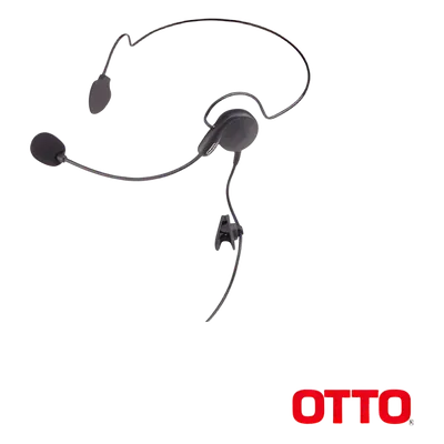 Diadema / Auricular Izquierdo / Micrófono Flexible / PTT Ultraligero / Jack 2.5 mm / Compatible Kenwood NX-200/300/410, TK-480/2180/3180