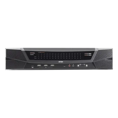 Switch KVM over IP / 64 Puertos / Full HD 1920x1200 / Dual NIC Gigabit / Virtual Media USB 2.0 / FIPS 140-2 / Cascada 512 Equipos