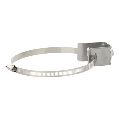Adaptador de Separación y Sujeción / Orificio Roscado 3/8 in / Abrazadera 5 a 6 in / Acero Inoxidable 304 / Kit 10 Piezas