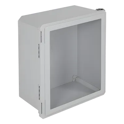 Gabinete de Fibra de Vidrio / IP66 / 554 x 461 x 263 mm / Puerta Transparente Removible / 1.82 x 1.51 x 0.86 ft