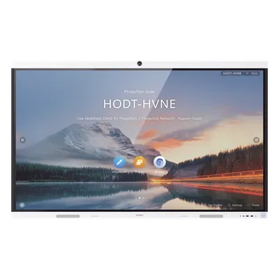HUAWEI IdeaHub B2, Pantalla interactiva para Colaboración Inteligente, 86", 4K UHD, Android 9, Wi-Fi, blanco Jade.