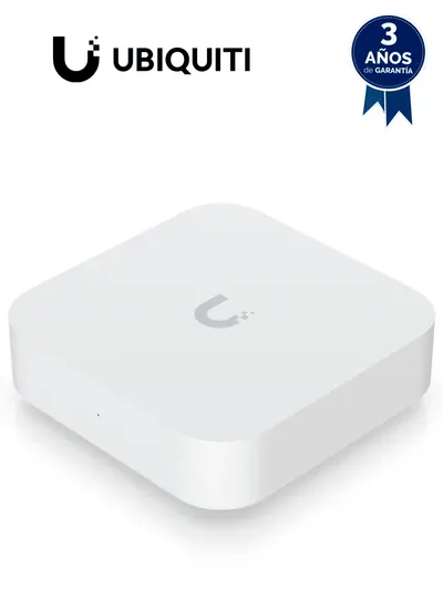 UBIQUITI UXG-Lite - Consola UniFi Express Gateway con 1 puerto WAN RJ45 y 1 puerto LAN RJ45, ofrece mayor rendimiento de ruteo y es administrable a través del servidor UniFi Network.