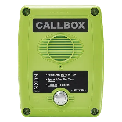 Callbox Digital NXDN / UHF 450-470 MHz / Gabinete Policarbonato / Alimentación Dual / Antena Interna / 1 Canal