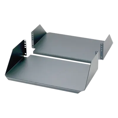 Charola de Montaje Rack / 19in y 23in / 136 kg (300 lbs) / 3UR / Aluminio / Frontal y Posterior