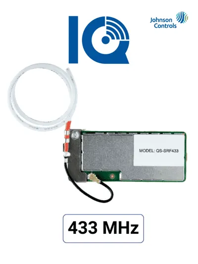 IQCard 433 MHz -  Permite retomar instalaciones que utilizan sensores en 433MHz y actualizar el sistema con los nuevos paneles IQ panel de 4ta generación