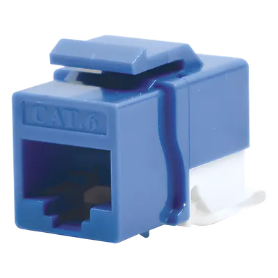 Módulo Jack Cat6 sin herramienta (toolless) keystone - Color Azul