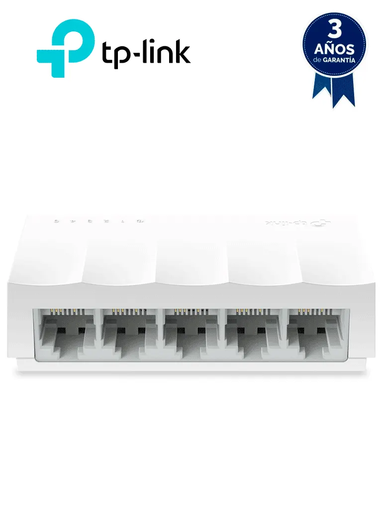 Switch de escritorio TP-Link LS1005 con 5 puertos Fast Ethernet