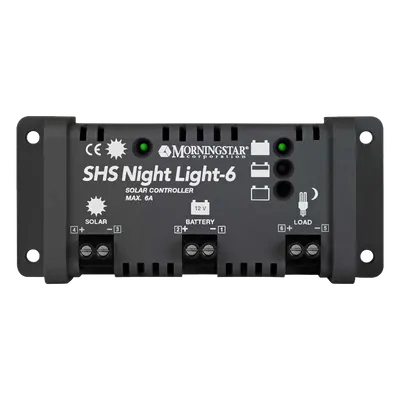 Controlador Solar de Carga y Descarga / PWM 4 Etapas / IP22 / 11.5 VCC Desconexión Bajo Voltaje / Compensación Térmica