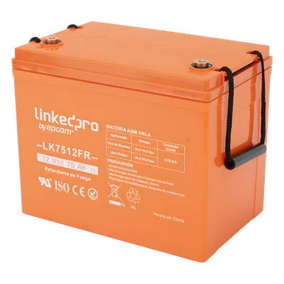 Batería de respaldo LINKEDPRO LK7512FR AGM-VRLA de 12 V y 75 Ah