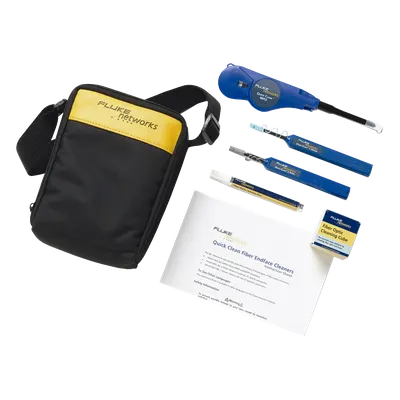 Kit de limpieza de fibra óptica Fluke Networks NFC-KIT-CASE-E