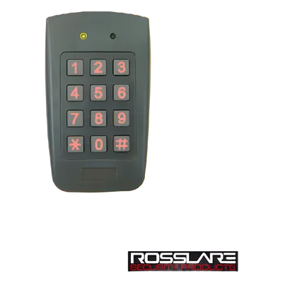 Lectora de acceso Rosslare AY-F64 con teclado y salida Wiegand