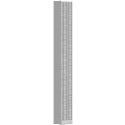 Columna de Altavoces Lineales / 2.25 Pulgadas / 150 W / 12 Unidades / Imán de Neodimio / Cobertura Horizontal 160° / SPL Máx 117 dB @ 1 m / Color Blanco