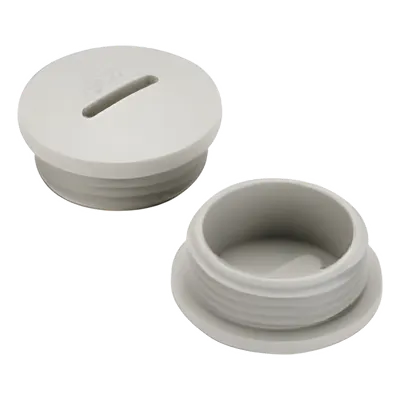Tapón roscado RAWELT TA-2632 de 1" NPT para caja cuadrada