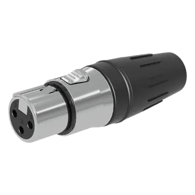 Conector XLR hembra SEETRONIC SCHF3 de 3 núcleos y 20 A