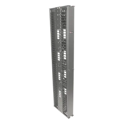 Organizador Vertical Doble / 45UR / Acero 16AWG / 6in (152mm) Ancho / 2149 Cables 0.13in
