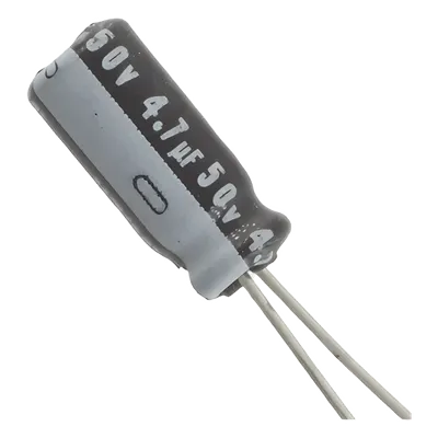 Capacitor Electrolítico / 4.7 µF / 50 Vcc / Radial / 105 °C / 5 x 11.7 mm
