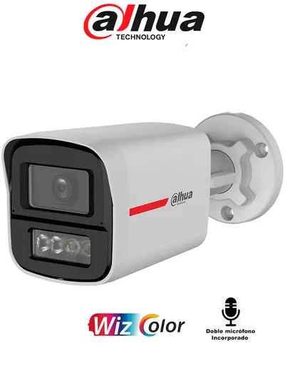 Cámara bullet DAHUA DH-HAC-HFW1249XN-A-PRO WizColor de 2 MP