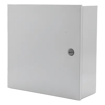 Gabinete de Acero para Interior / NEMA 1 / 80 x 60 x 20 cm / Marco Rígido con Refuerzos / Boca Reforzada / Puerta con Bisagras Soldadas