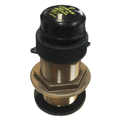 Transductor Thru Hull / Bronce / Profundidad-Velocidad-Temperatura / 235 kHz / 75 x 125 mm / 2.5 x 4.1 in