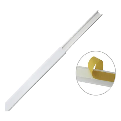 Canaleta THORSMAN TMK-0812-CC de 12 x 8 mm con cinta adhesiva