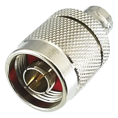 Adaptador RF Industries RFN-1037-1 N macho a BNC hembra en línea