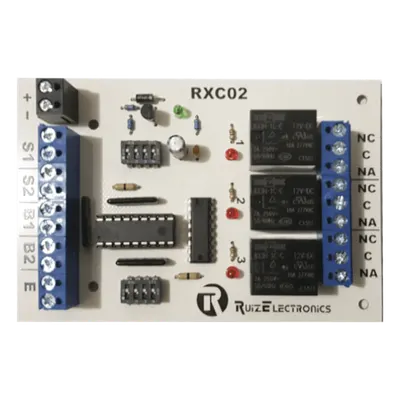 Controlador de esclusa Ruiz Electronics RXC02 para 2 puertas