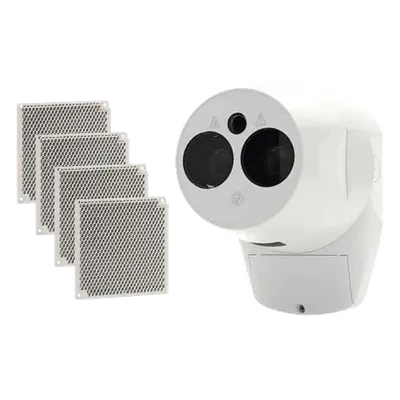 Detector Lineal de Humo HOCHIKI H6011-120, Alcance 120 m y Alineación Automática