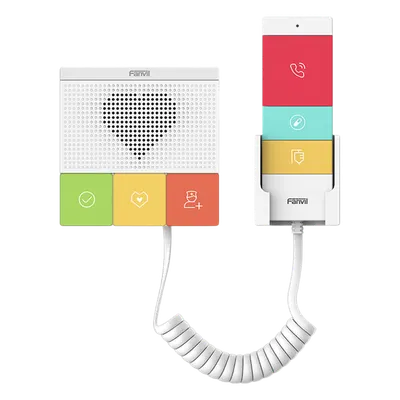 Intercomunicador SIP / 2 Líneas / 6 Botones Antibacteriales / IP54 / 1 Relevador / Wi-Fi 2.4G/5G