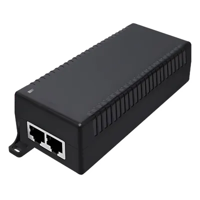Inyector PoE / Hi-PoE 60W / 2.5 Gigabit / 2 Puertos 2.5GBASE-T / Plug and Play / Sobremesa o Pared