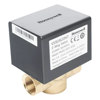 Válvula eléctrica Honeywell BMS VS92B20NT para fancoil, DN20