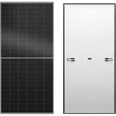 Panel Solar Monocristalino / 650 W / Eficiencia 24.1% / Tecnología BC-Cell / Vidrio Templado Antirreflejante / IP68 / Carga Estática Frontal 5400 Pa